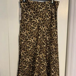 Zara leopard skirt